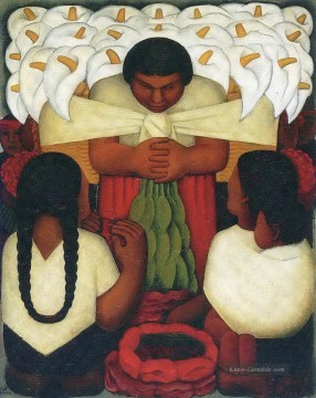 Diego Rivera Werke - Blumenfest 1925 Diego Rivera